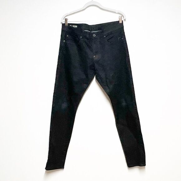 G-Star Revend Skinny Black Waxed Jeans Mens Sz 32/32 - Picture 6 of 10